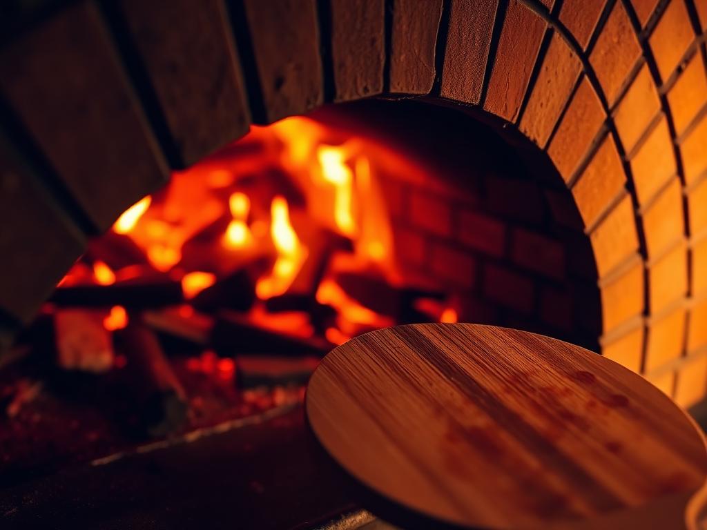 Four à bois traditionnel de la Pizzeria Au Wilson